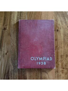 1938 Olympiad Glenville High School Yearbook Cleveland OH Signed Ephemera
